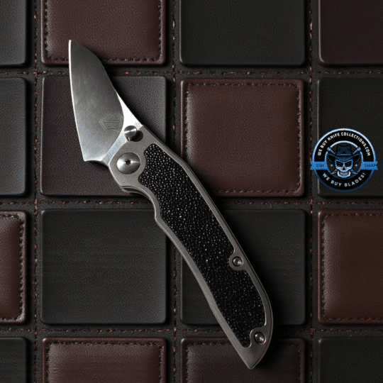 Elmax blade geometry on John Gray Custom THUCK folding knife