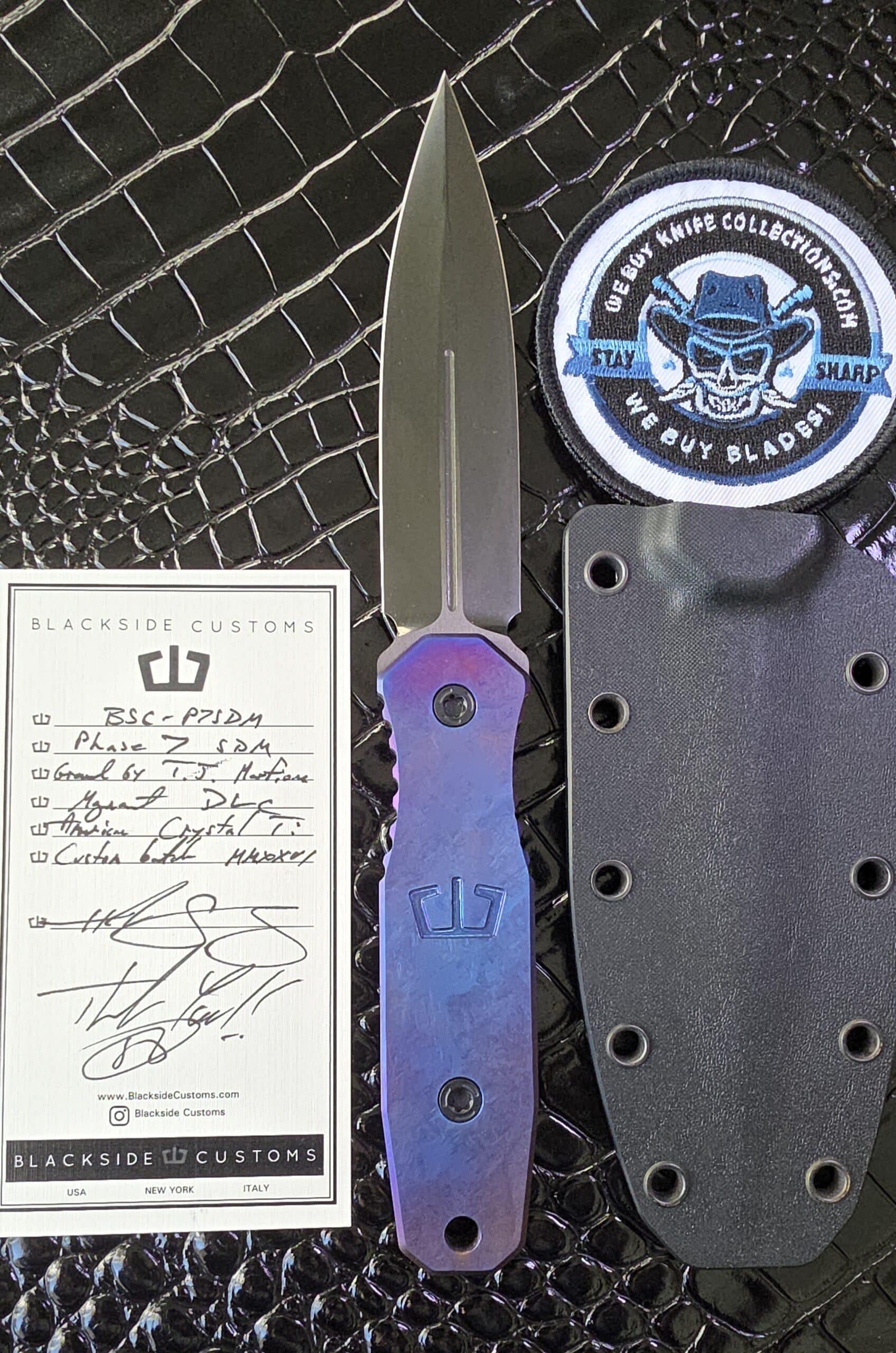 Collector-grade Phase 7 SDM dagger with premium materials