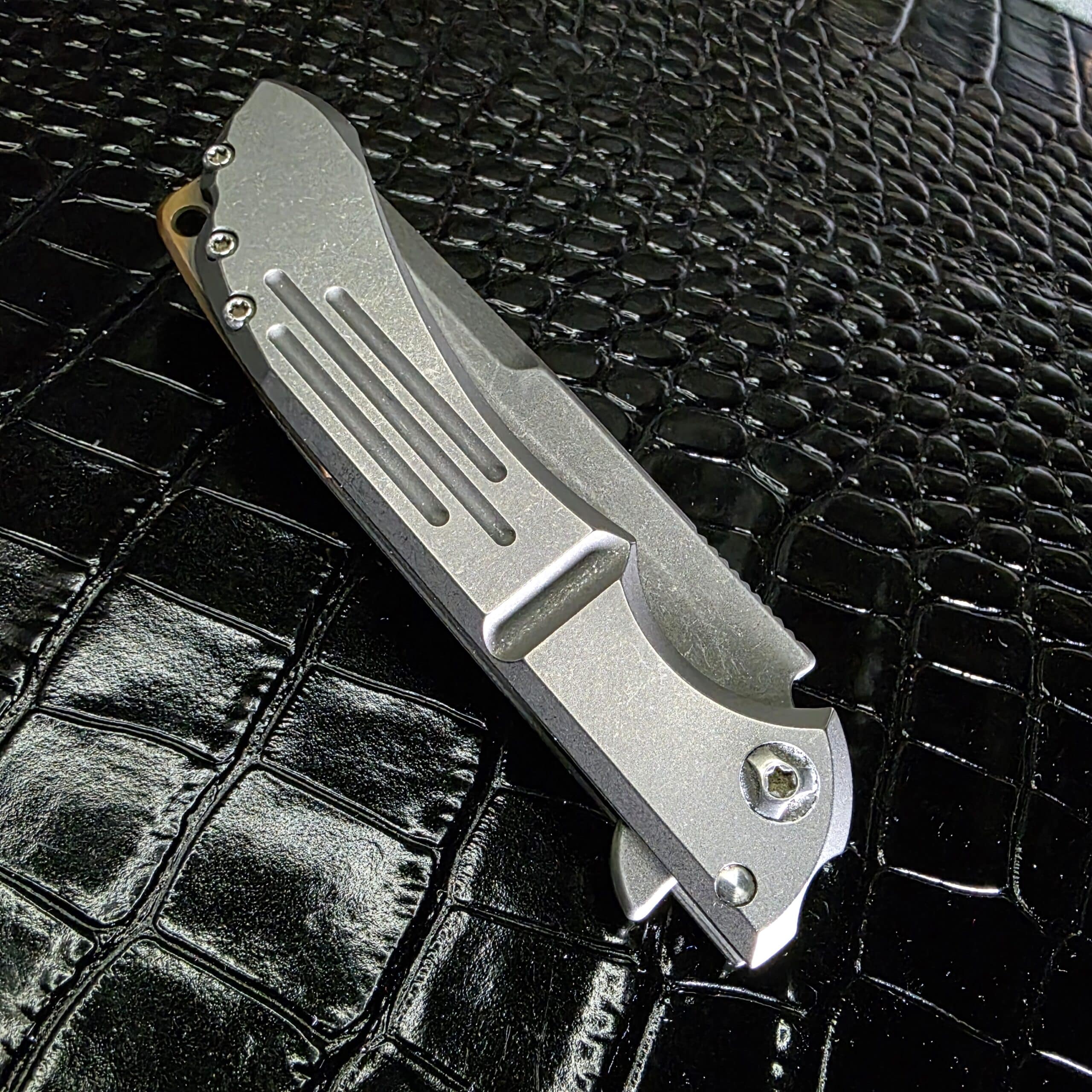 Dervish Knives TAD Alchemy Mid-Tech in the closed position.
