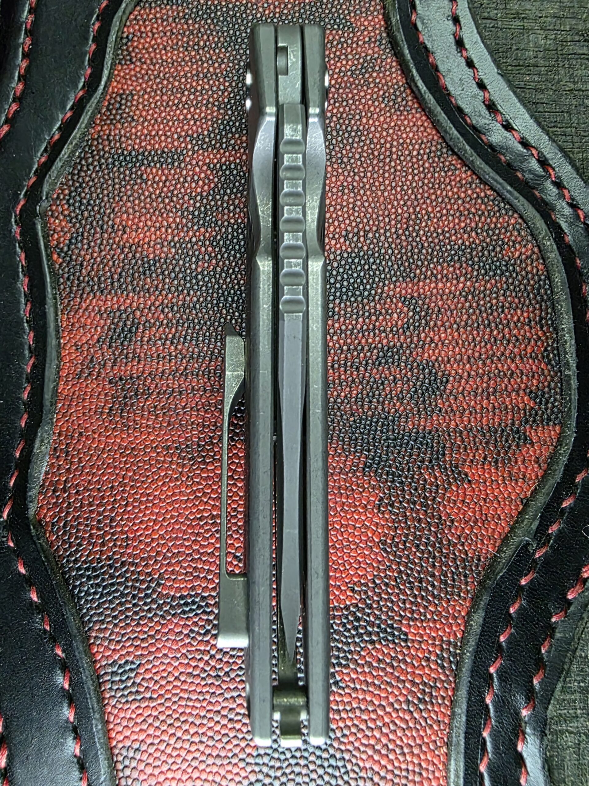 Technical shot showing perfect blade centering on the Hypercut Manufacturing Dharma Prototype.