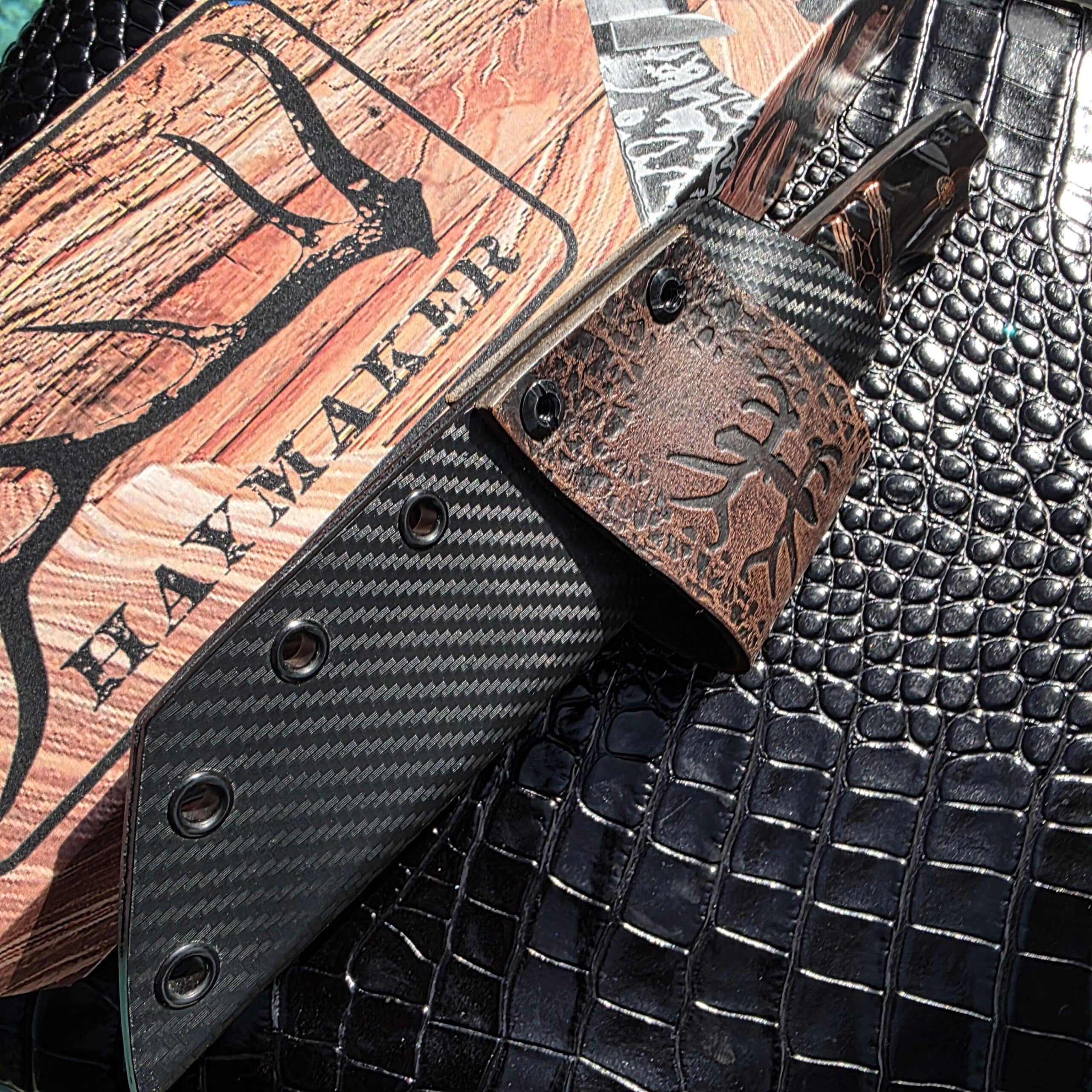 Haymaker Customs Katana Fixed Blade with Haymaker branded box