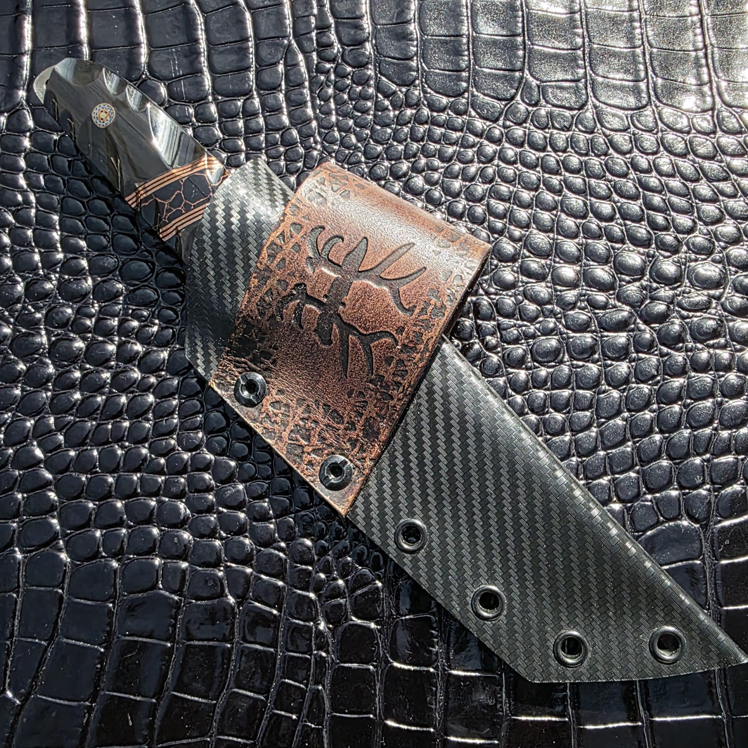 Customs Katana Fixed Blade with sheath or carry setup