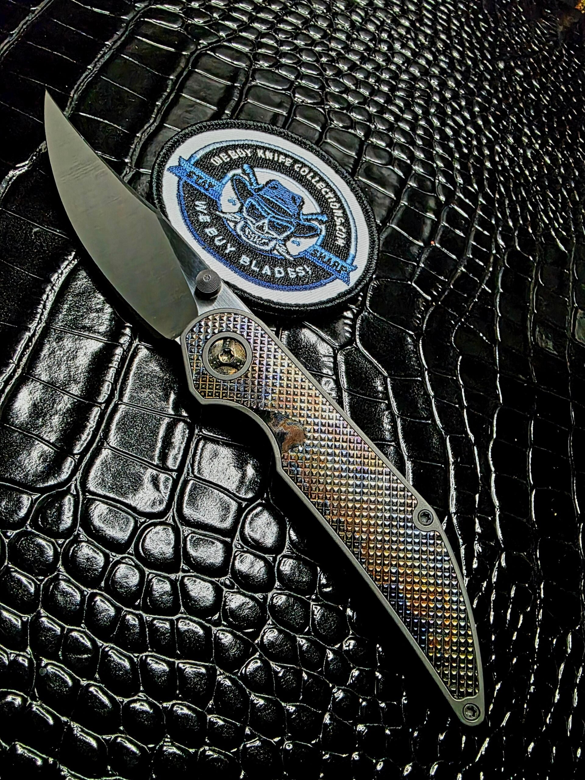 Hypercut Manufacturing Bikkhu Custom Knife Serial No 0066 with titanium handle and CPM 154 blade.