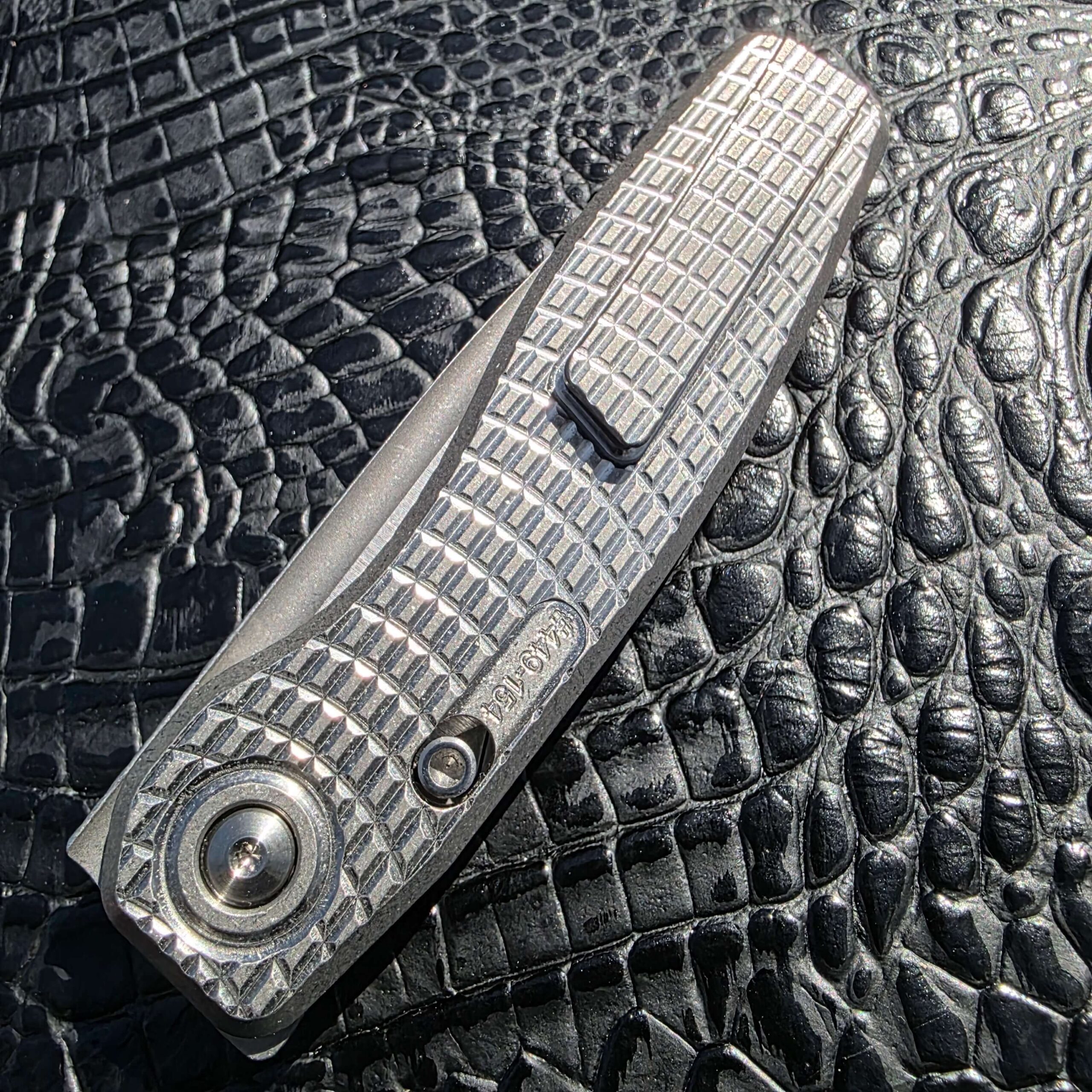 Closed clip-side view of Brown Knives Mini FSD #449