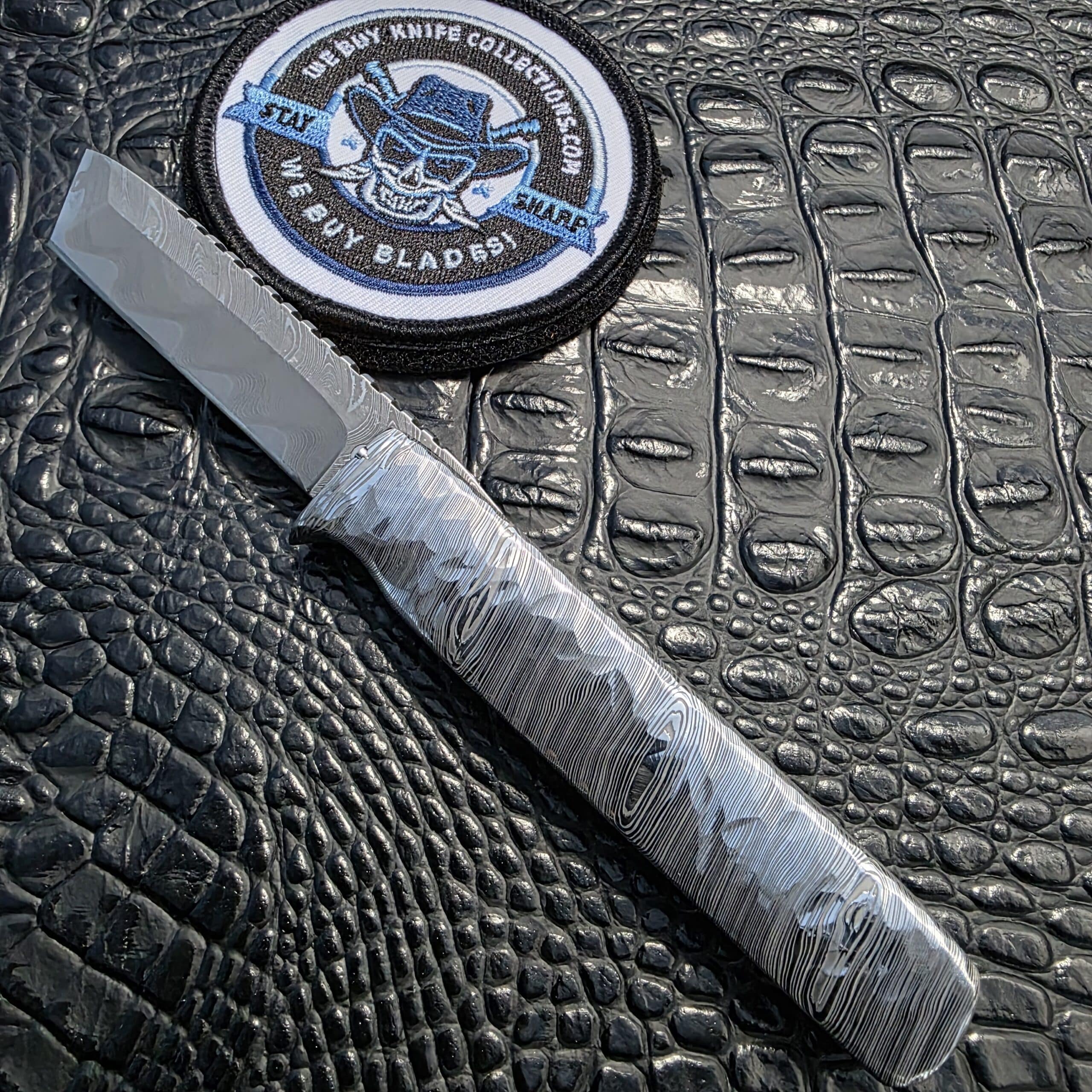 Glenn Are Hovin H-Rail Manual OTF Prototype with Bjorkmans Twist Damasteel frame
