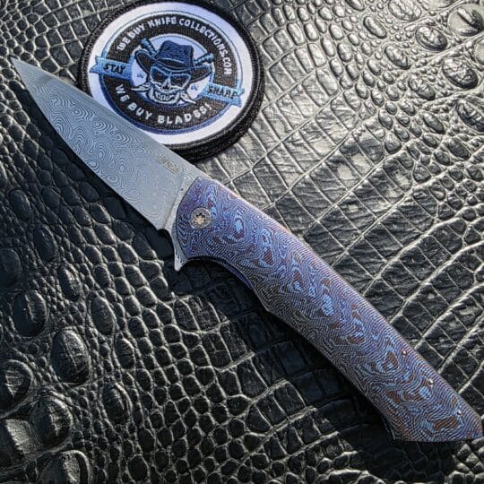 Herman Slim Custom #11 with Damasteel blade and Timascus handle