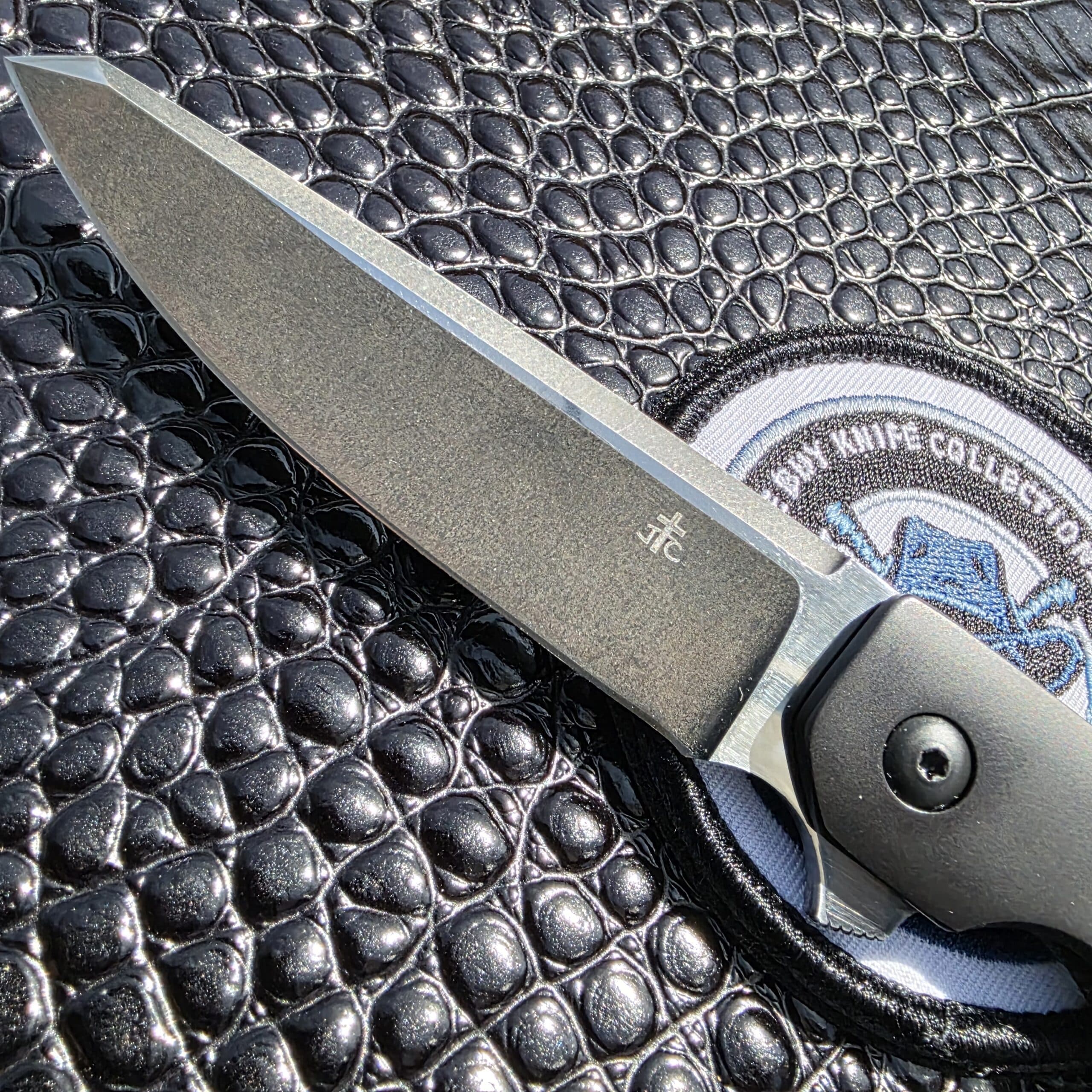 Jason Clark Model 65 FL blade mark detail