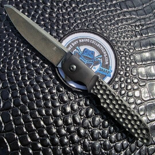 Jason Clark Custom Knives Model 65 FL with CPM-3V blade and titanium handle