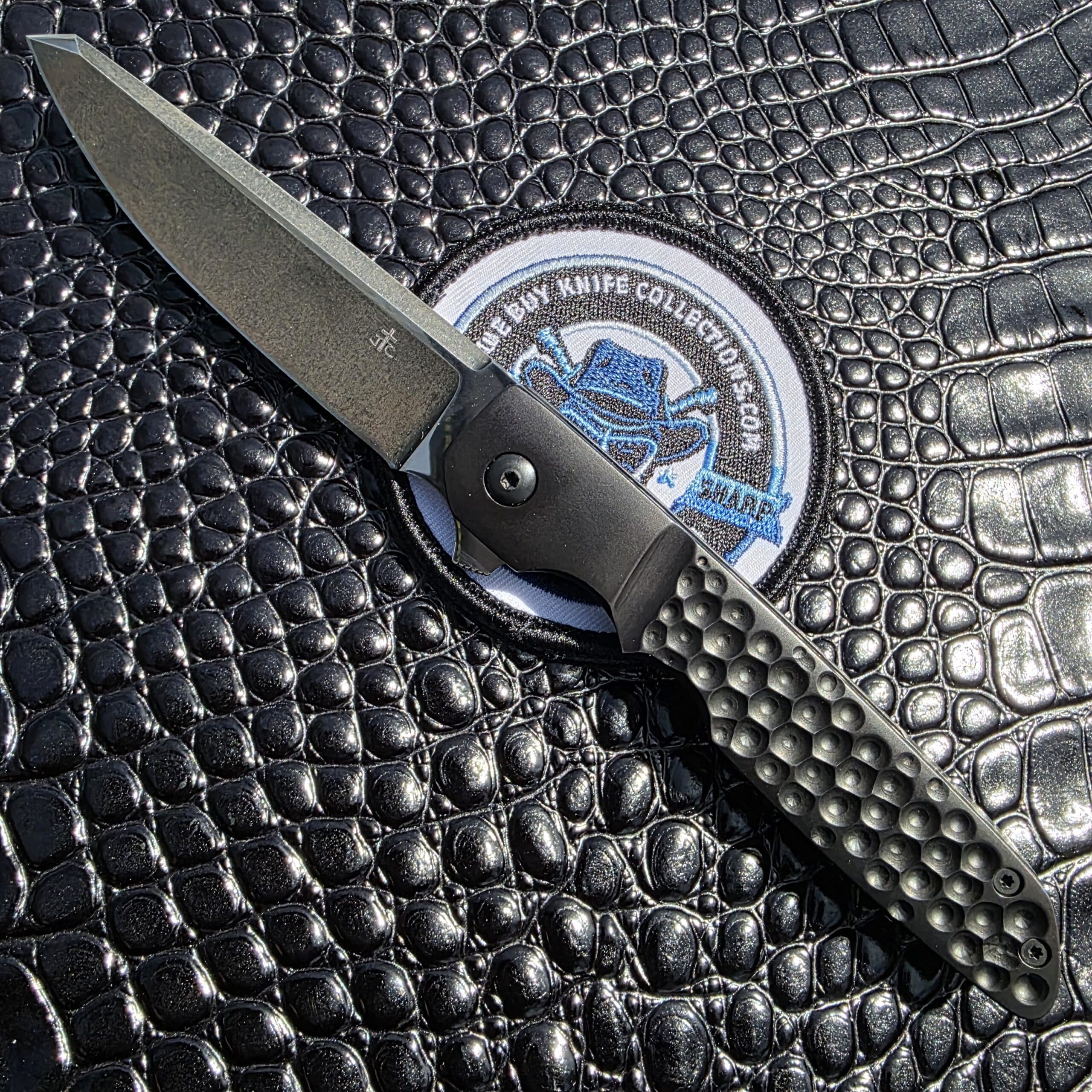 Jason Clark Custom Knives Model 65 FL with CPM-3V blade and titanium handle