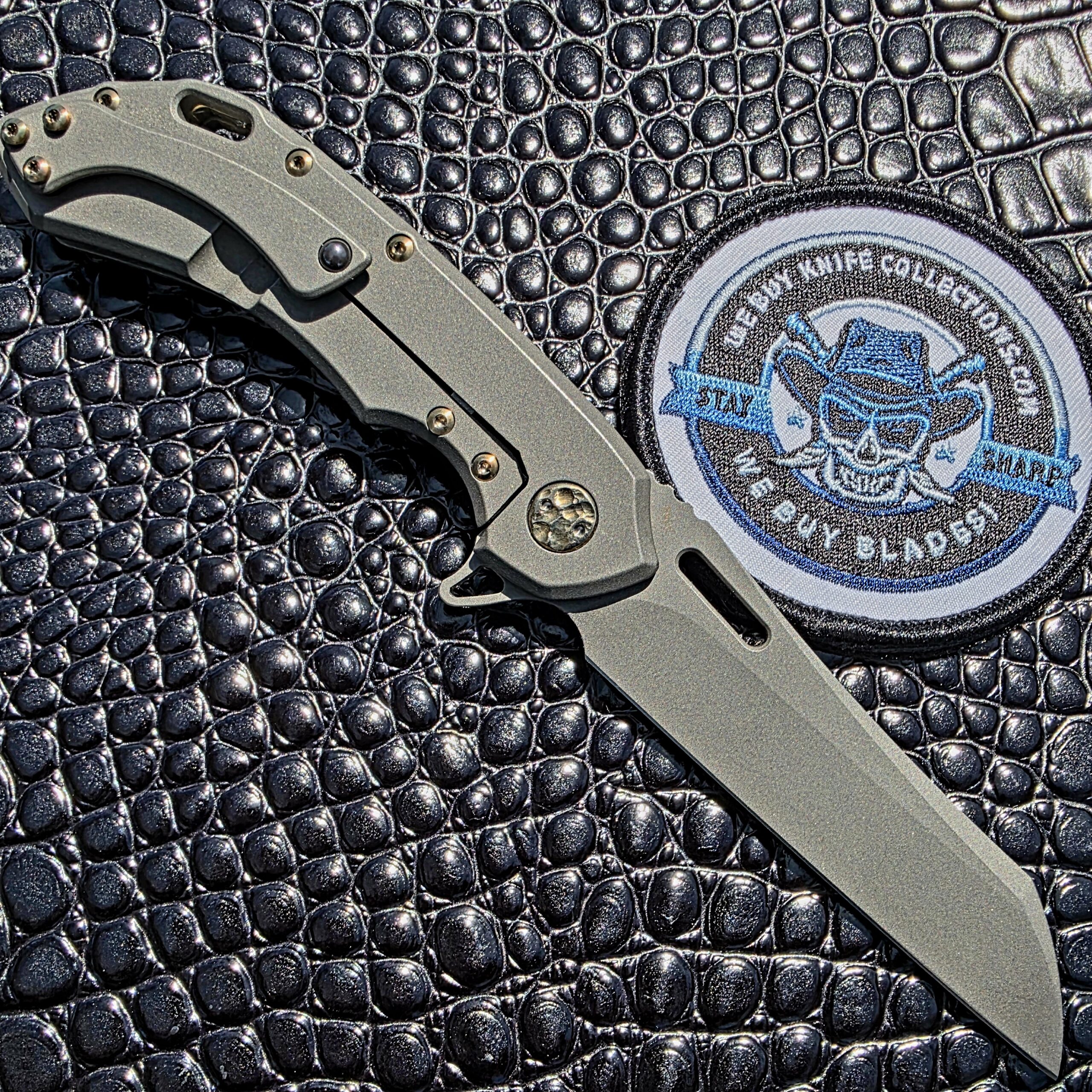 Lock-side view of Olamic Wayfarer 247 Bronze Rocks Prototype Wharning No. 07
