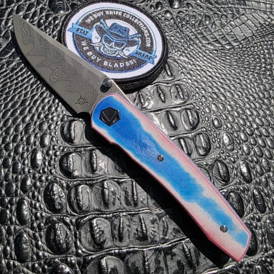 Waka Linerlock with American Camo scales and 3V San Mai blade
