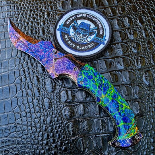 Brandon Vallotton Custom Harbinger Prototype manual knife