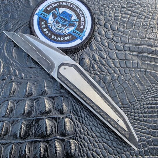Corrie Schoeman Custom D-Fuse with San Mai blade and carbon fiber titanium handle