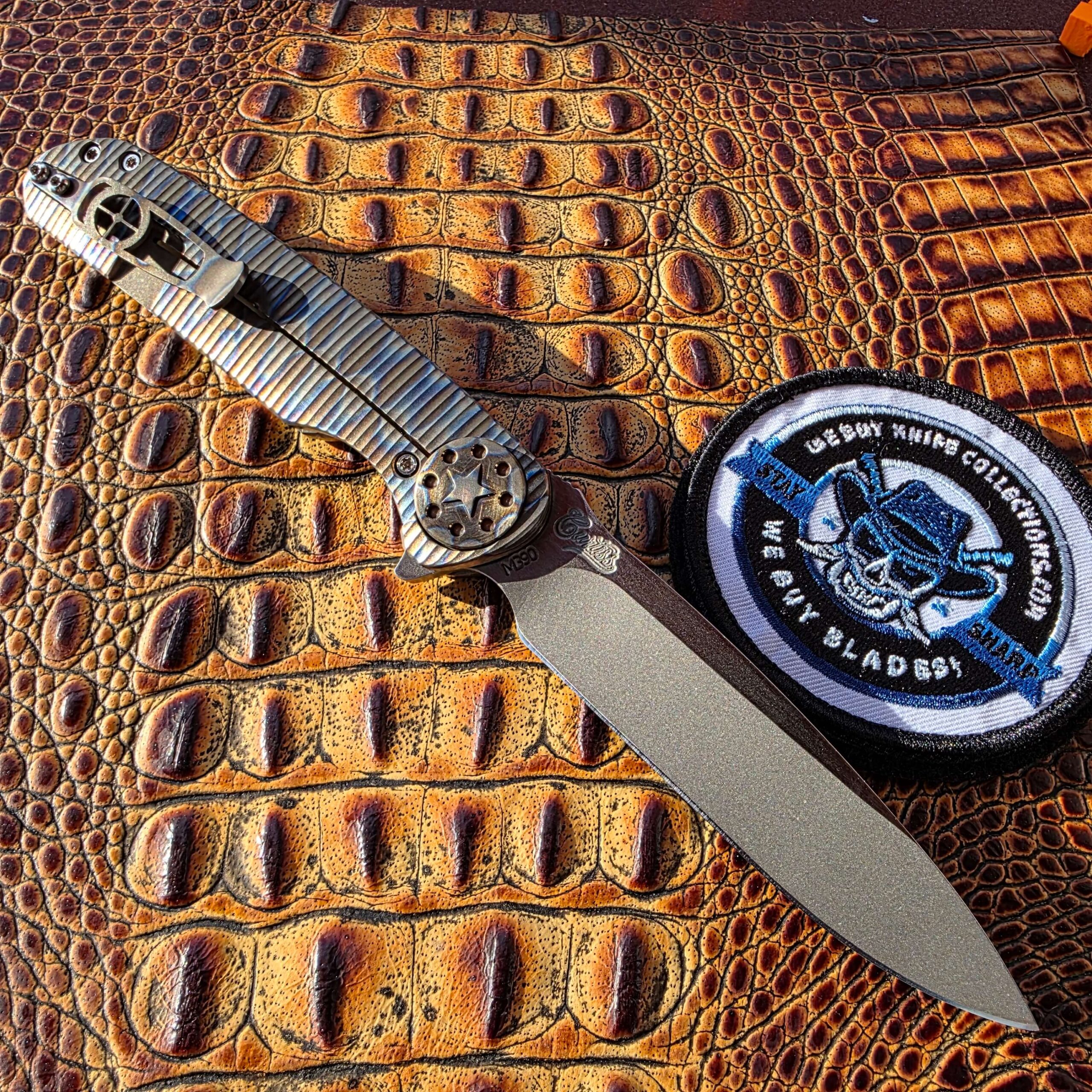 Curtiss Knives Warhawk 375 open clip-side view