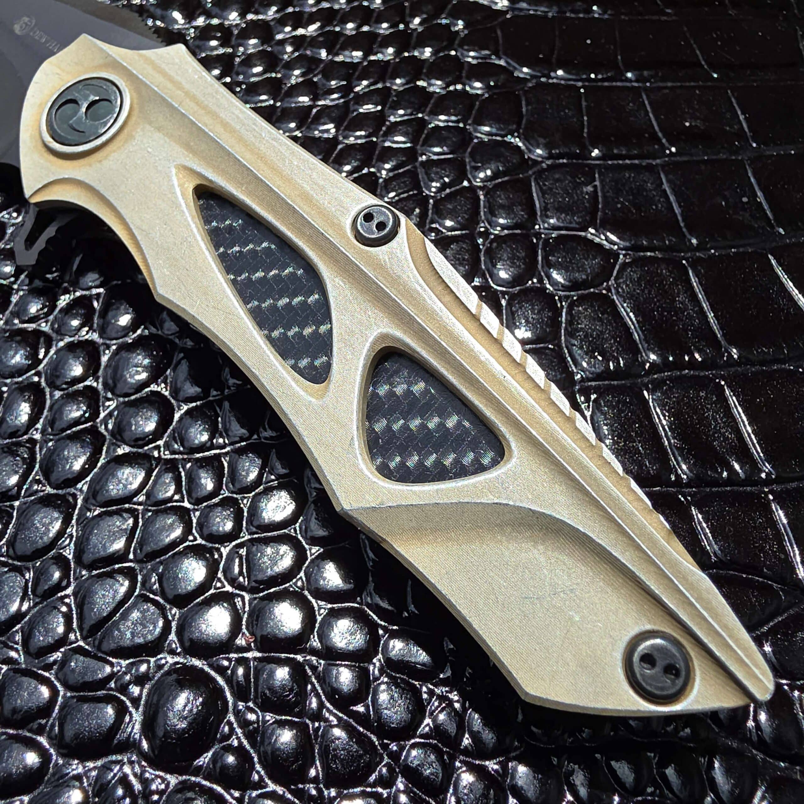 Dew Hara NOAH-ZEN Serial 015 black carbon fiber film inlays