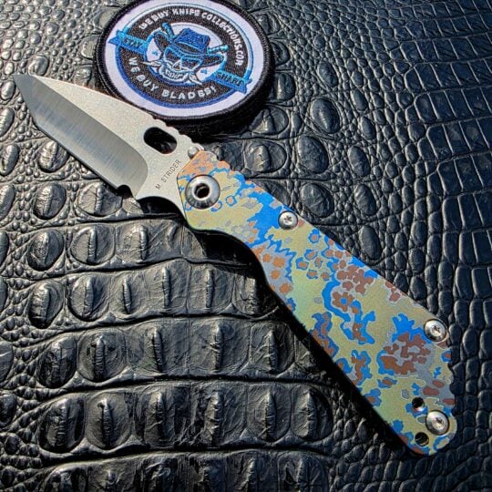 Mick Strider Knives SnG Partizan Camo Titanium S30V tanto