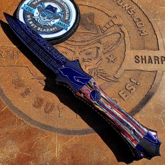 Rainy Vallotton Mace with Chad Nichols Iguana Damascus and Red Mammoth Molar