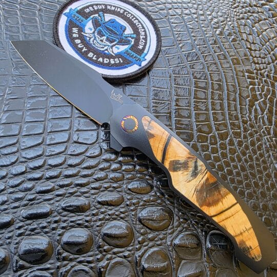 Anton van der Westhuizen Boudicca Single Pocket custom knife with RWL34 blade