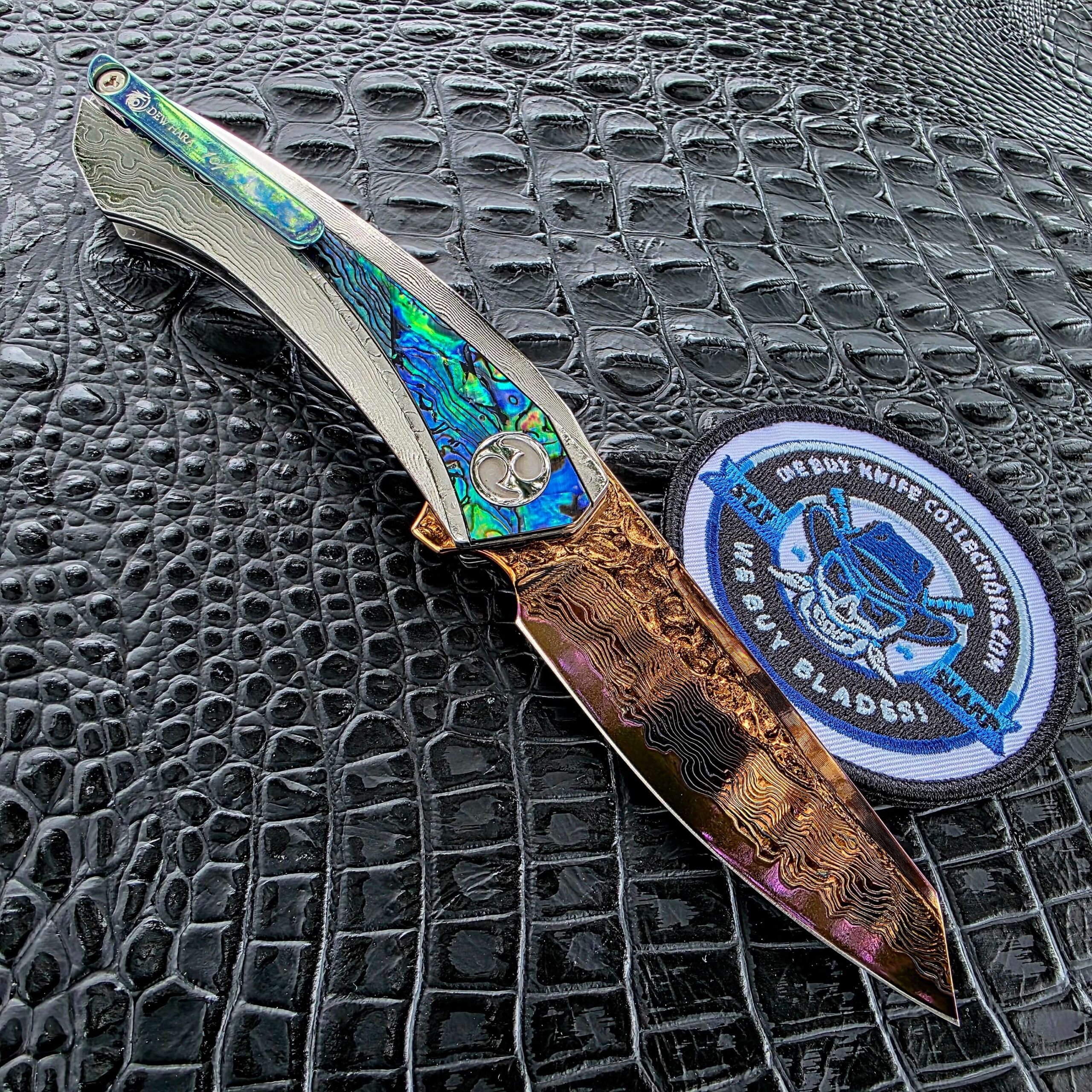 Dew Hara Custom METEOR 1 of 1 open clip-side view