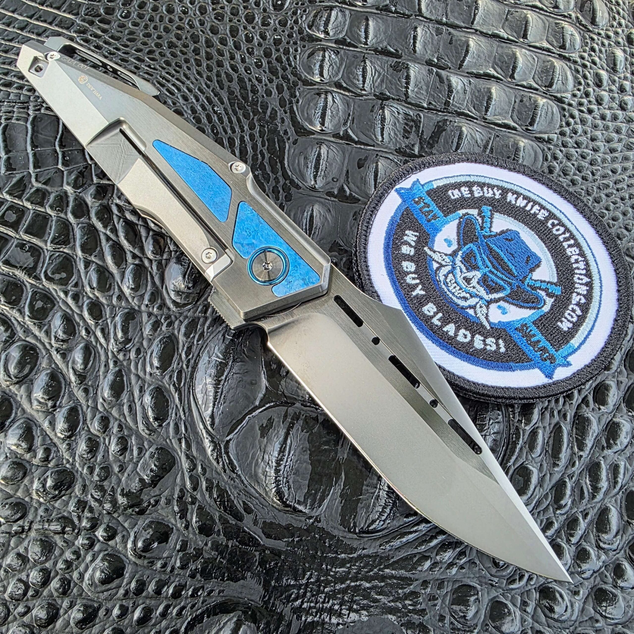 Dew Hara GAIA Serial 001 fully open custom knife profile