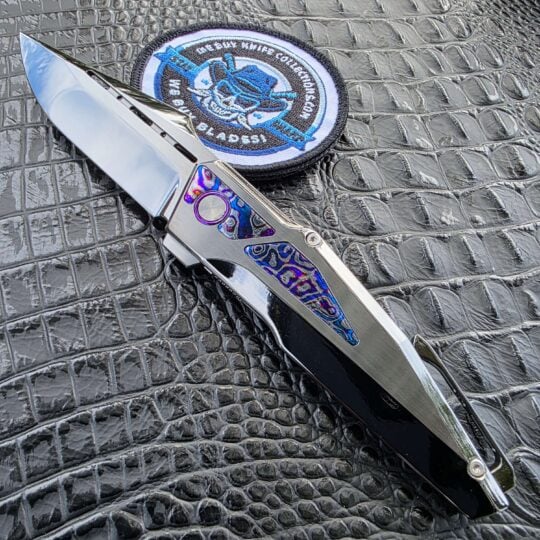 Dew Hara GAIA Serial 002 M390 DLC custom knife
