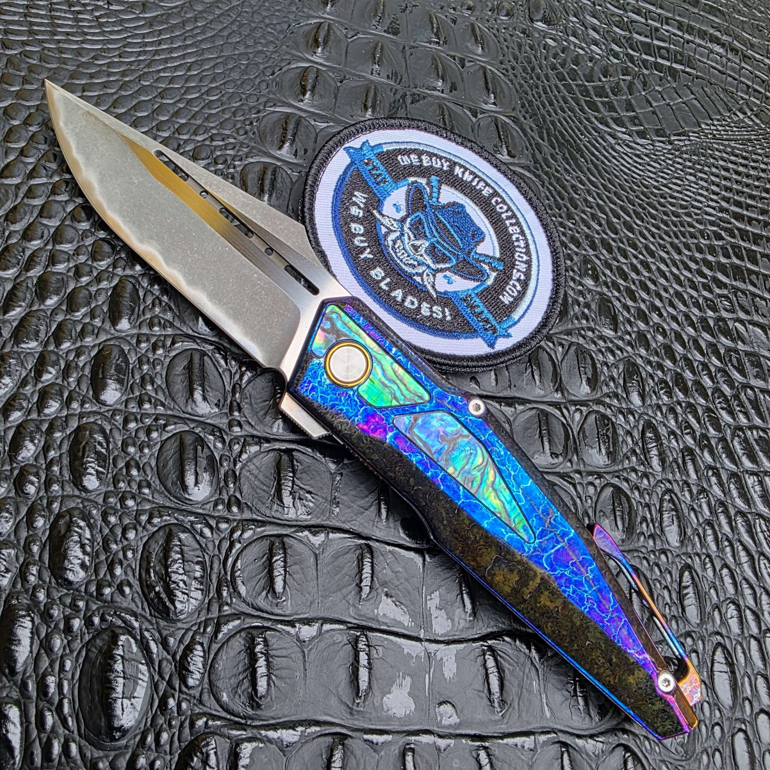 Dew Hara GAIA Serial 003 Cosmic Storm custom knife