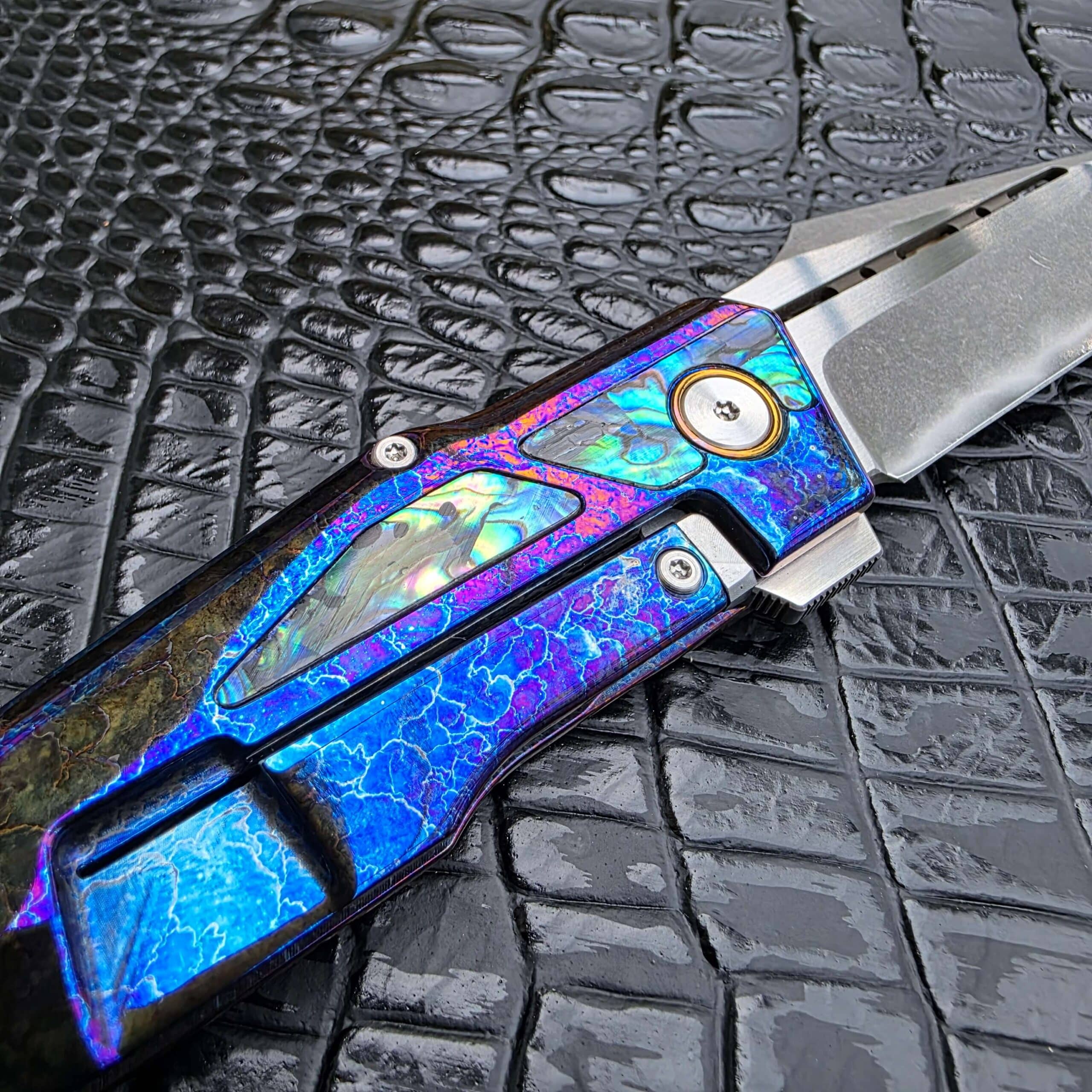 Dew Hara GAIA Serial 003 abalone inlay fit detail