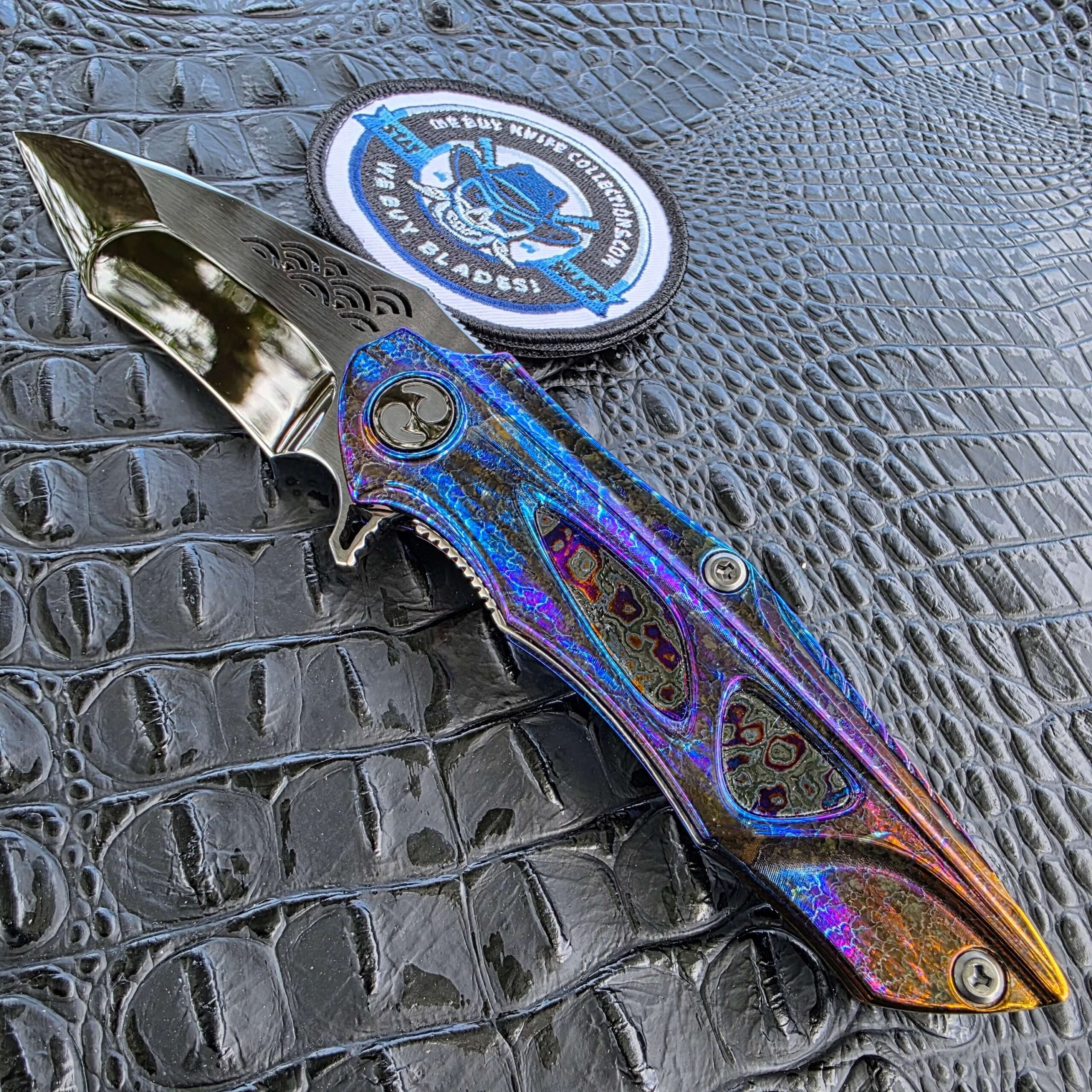 Dew Hara NOAH Cosmic Storm 1 of 1 custom knife