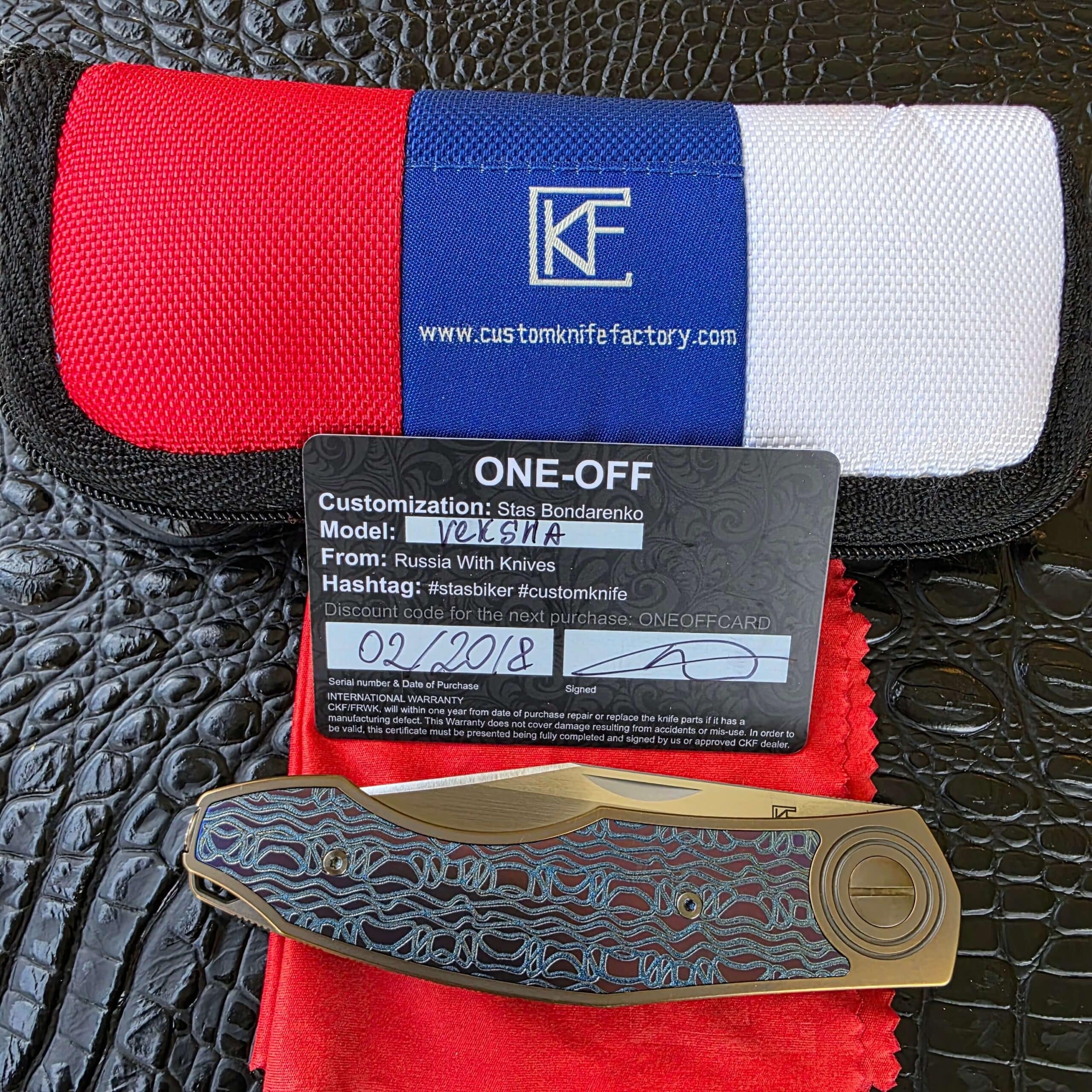 CKF Veksha One-Off with pouch cloth and COA
