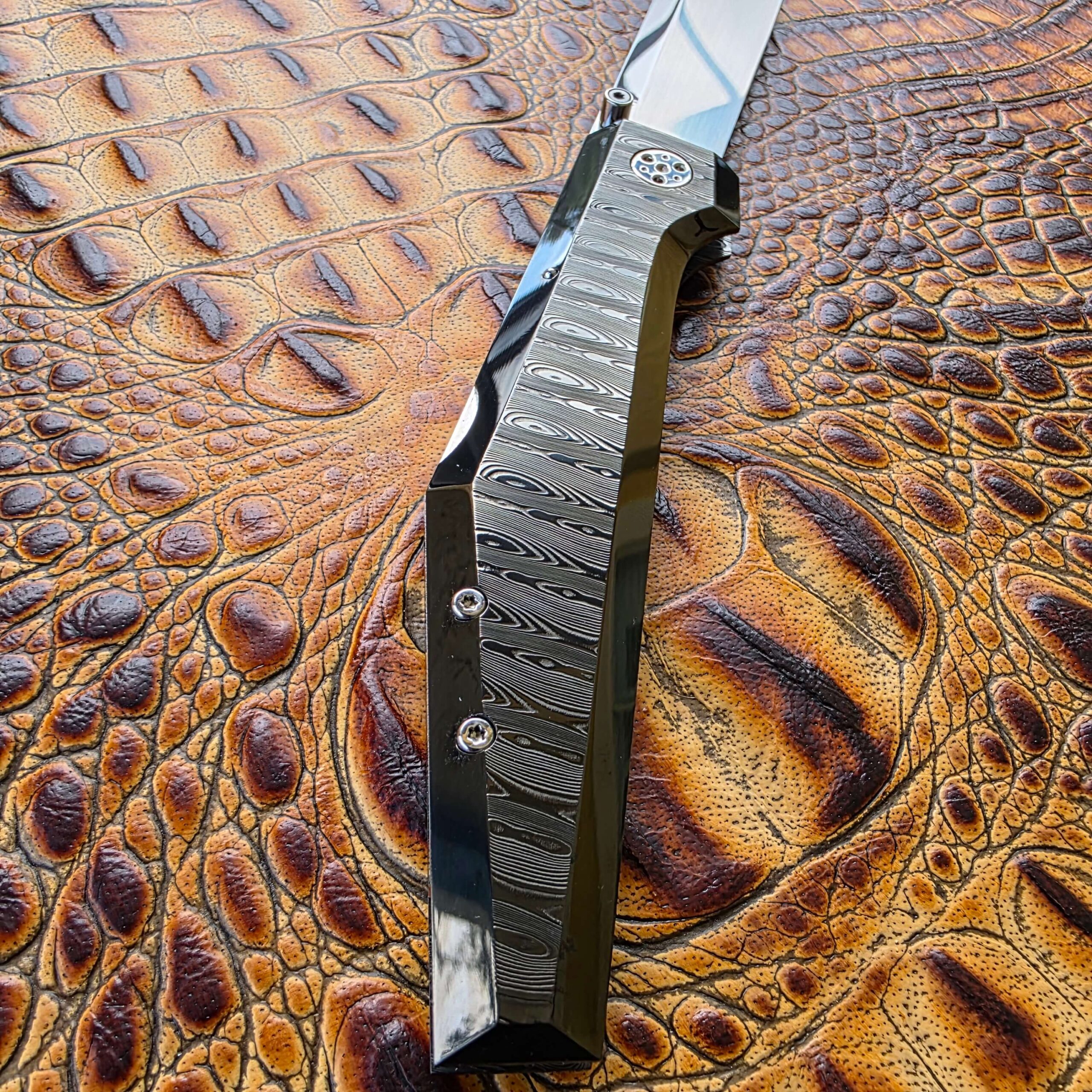 DLC Damasteel Ladder handle on Compostella Square XL S