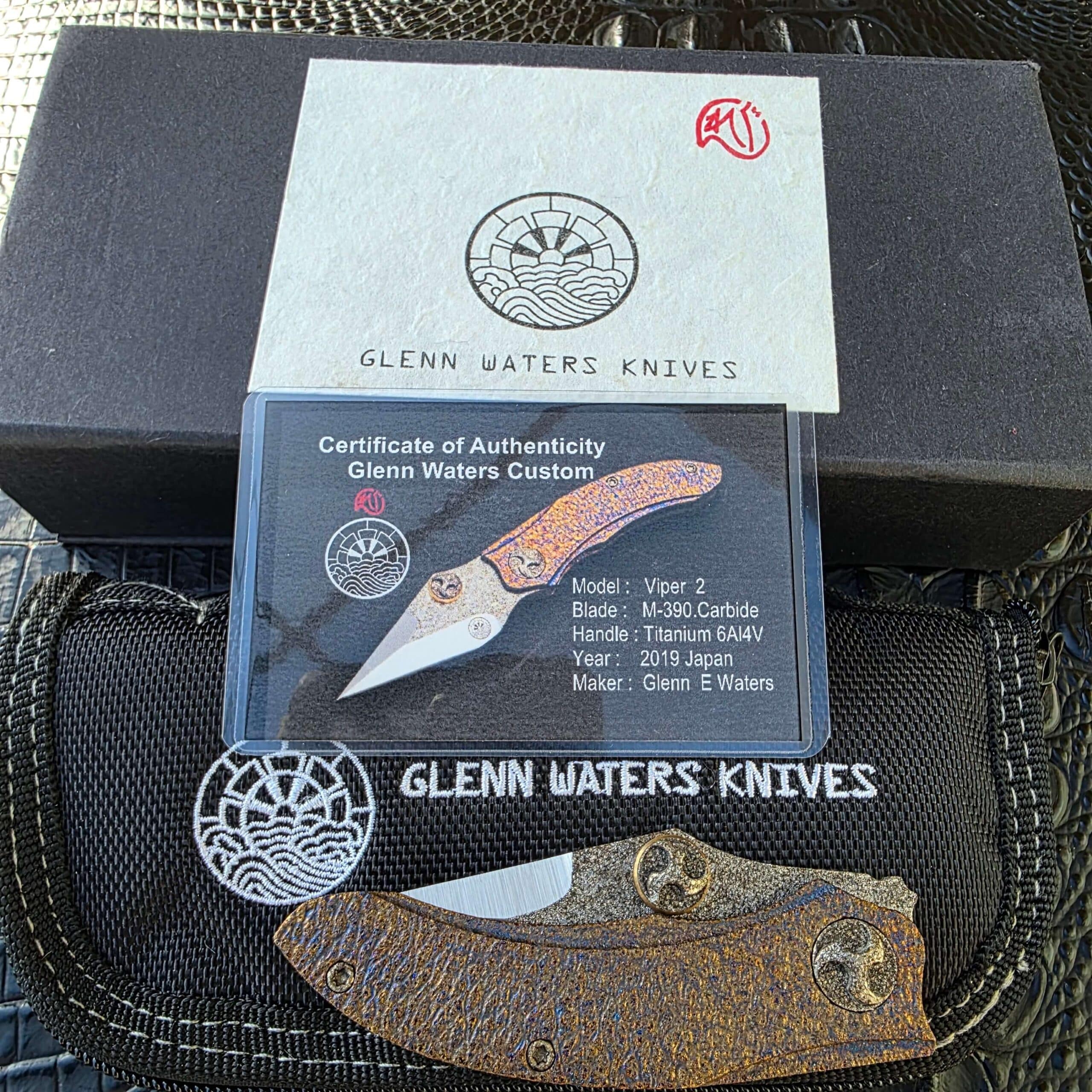 Glenn Waters Viper 2 with original box pouch and COA