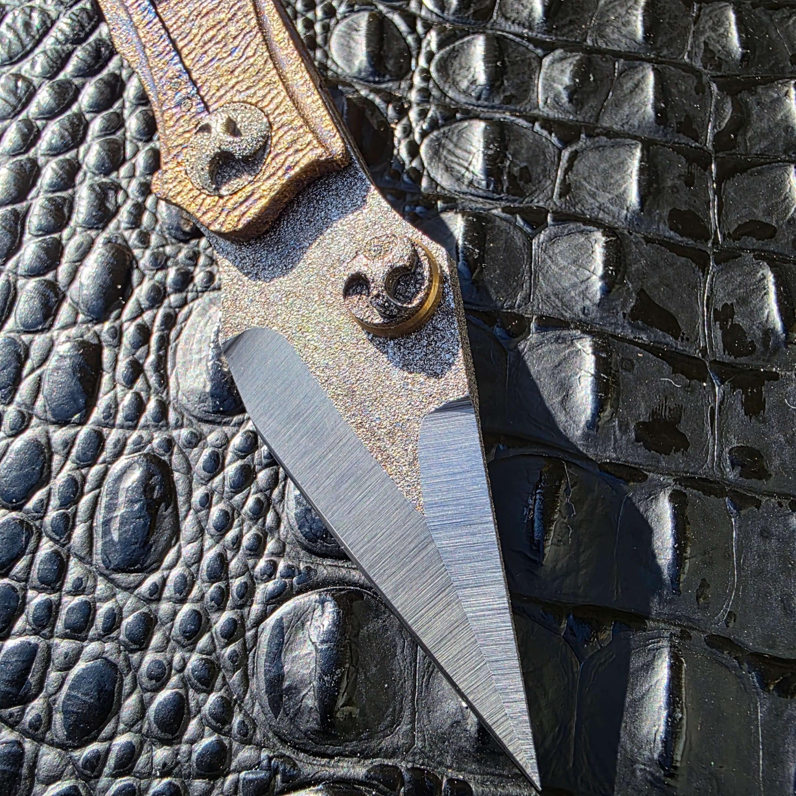 Compound grind profile on Glenn Waters Viper 2 blade