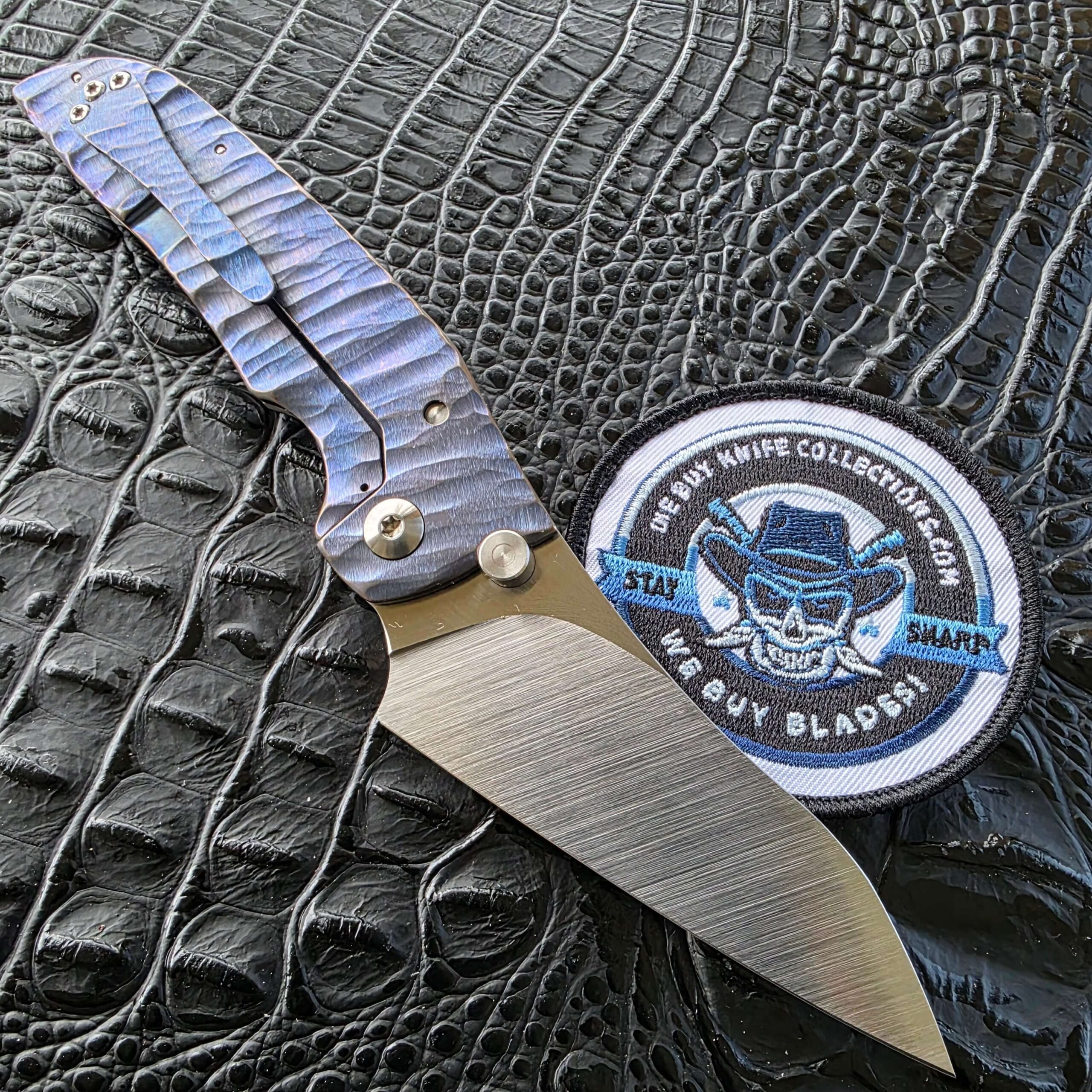 John Gray Custom Thuck open clip-side custom frame lock knife