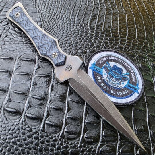 Scorpion 6 F2 #4 of 5 show side with 1075 carbon-steel blade