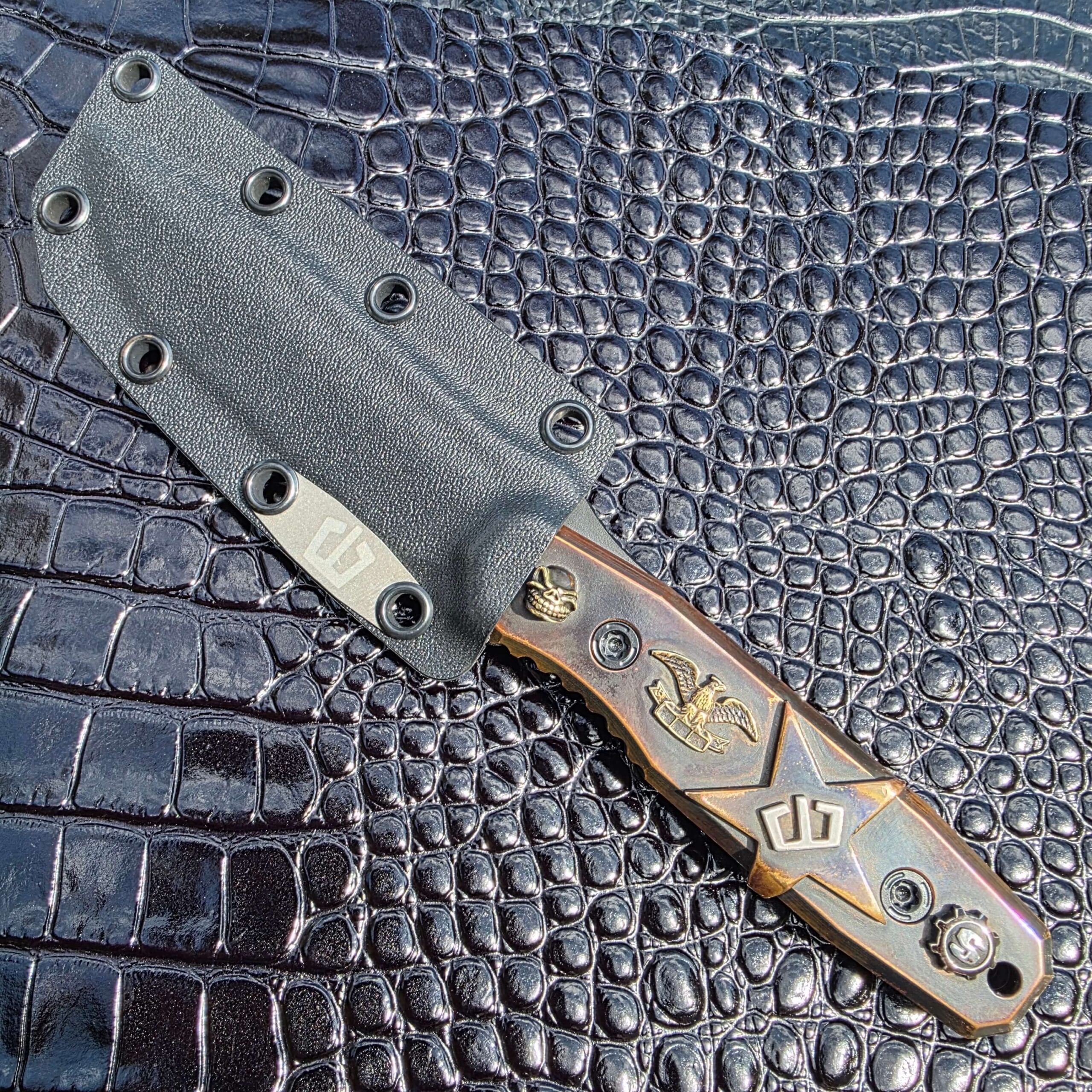 Blackside Customs Plan B seated in its thermoformed Kydex sheath